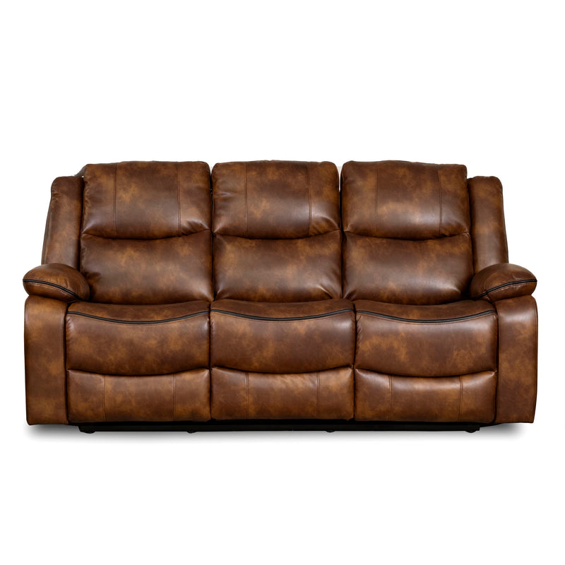 Sherwood Tan Leather Reclining Sofas