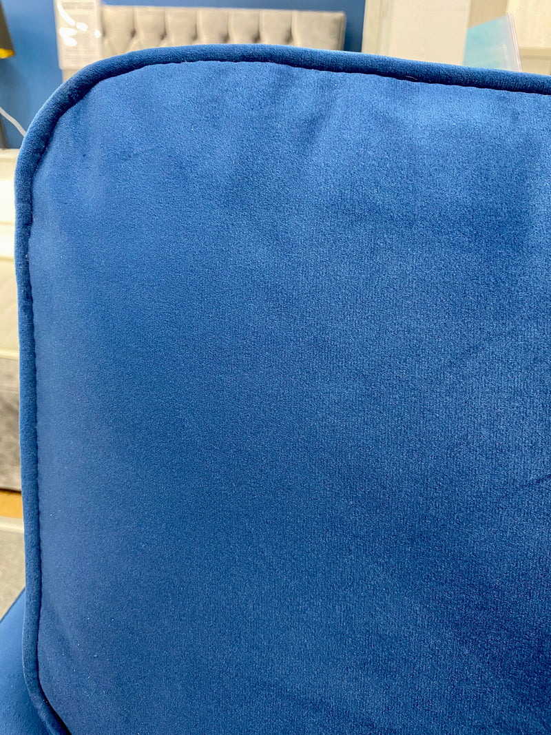 Rupert Fabric Sofa - Marine Blue Colour