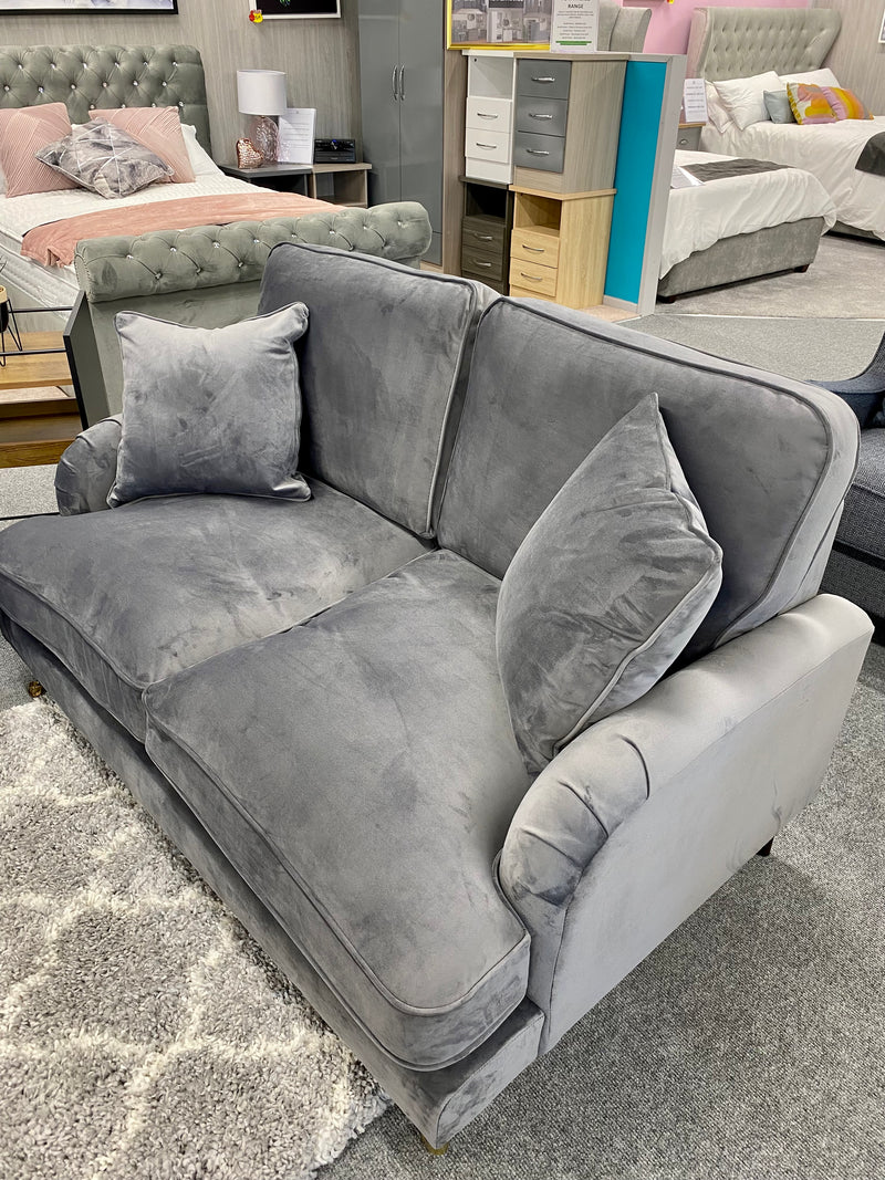 Rupert Fabric Sofa - Steel Grey Colour
