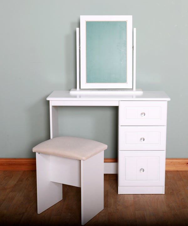 Millwood Kneehole Dressing Table Set - Choose Your Colours