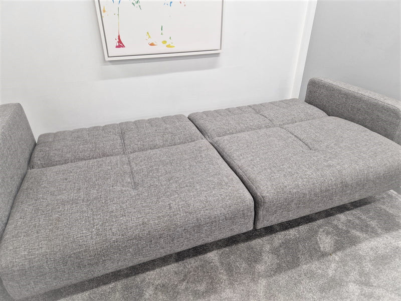 Paris Sofa Bed Grey 3 Seater