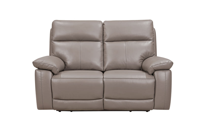 Florence Power Recliner Leather Sofas - Putty Colour