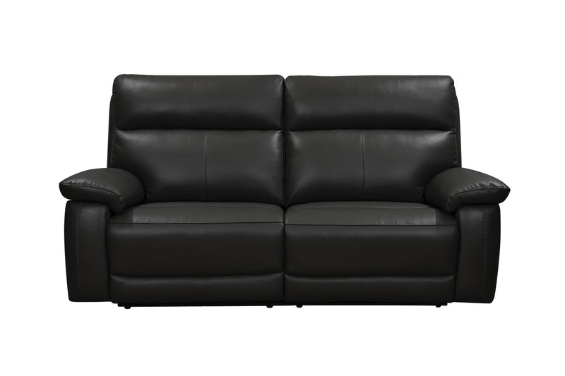 Florence Power Recliner Leather Sofas - Black Colour