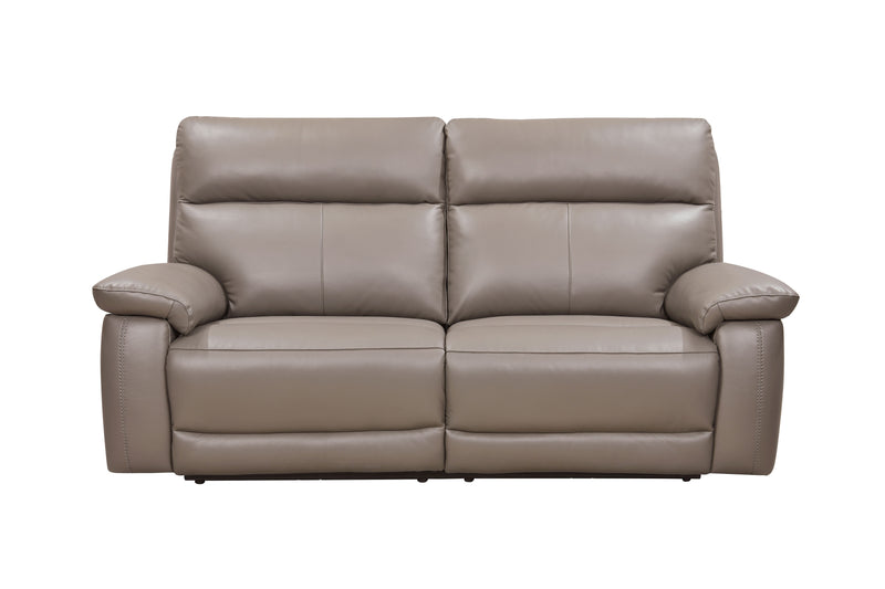 Florence Power Recliner Leather Sofas - Putty Colour