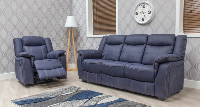 3+2+1 Seater Fabric Non Recliner Suites Brooklyn in 2 Colours