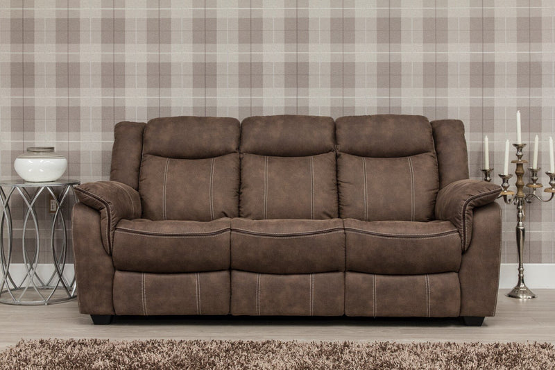 3+1+1 Seater Fabric Non Reclining Sofas Brooklyn in 2 Colours