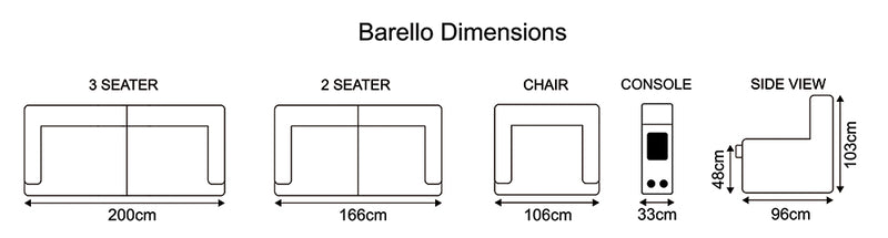Barello Brown-Grey Sofas