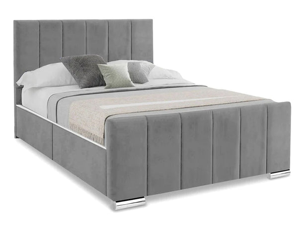 Brooke Bed Frame Light Grey