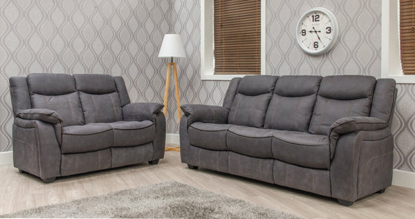 3+2 Seater Fabric Non Reclining Sofas Brooklyn in 2 Colours