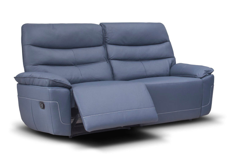 Cadiz Leather 3+1+1 Seater Recliner Couch