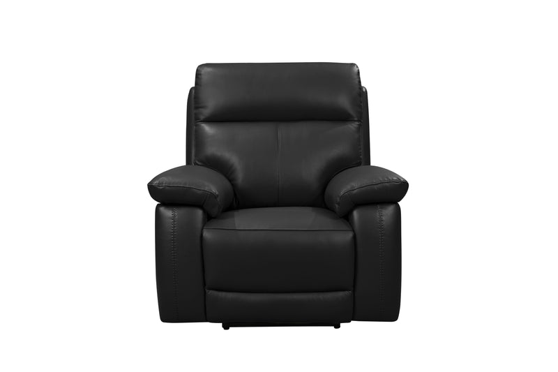 Florence Power Recliner Leather Sofas - Black Colour