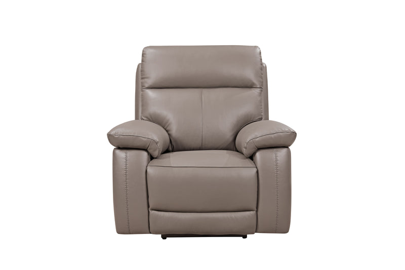 Florence Power Recliner Leather Sofas - Putty Colour