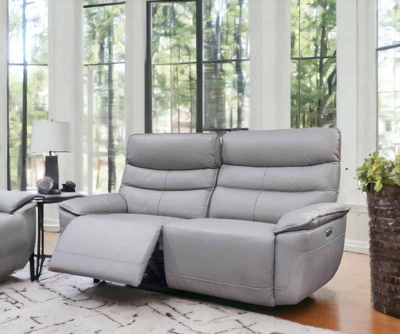 Cadiz Leather 3+1+1 Seater Recliner Couch