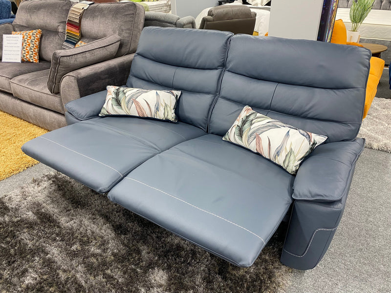 Cadiz Leather 3 Seater Recliner Suite