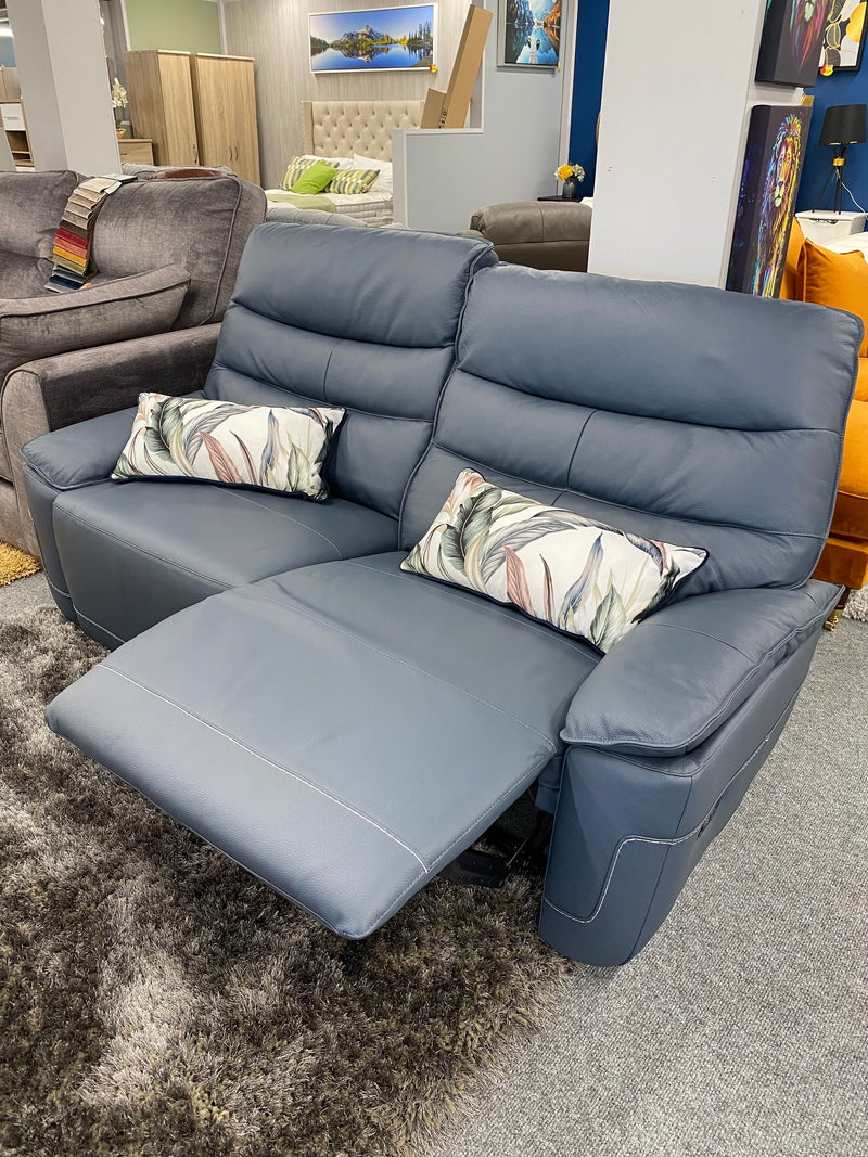 Cadiz Leather 3 Seater Recliner Suite