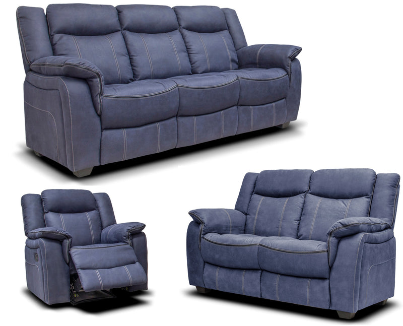 3+2+1 Seater Fabric Non Reclining Sofas Brooklyn in 2 Colours