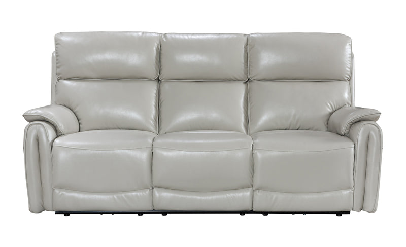 Alexis Taupe Leather Power Recliner Sofas