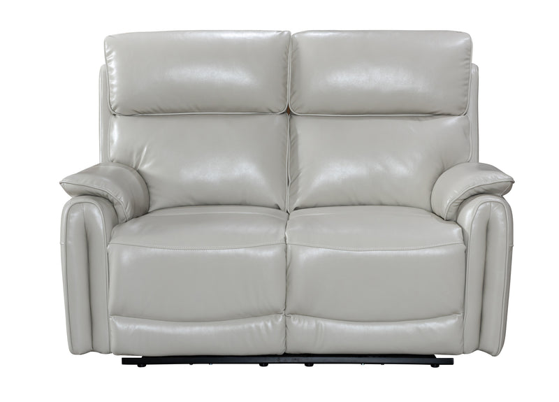 Alexis Taupe Leather Power Recliner Sofas