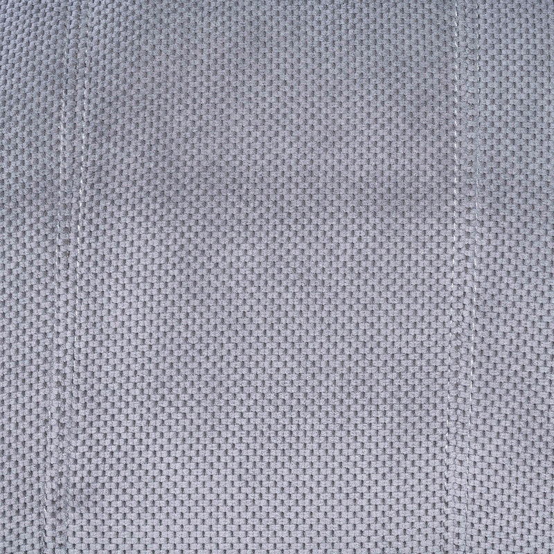 Emma light grey fabric close up 