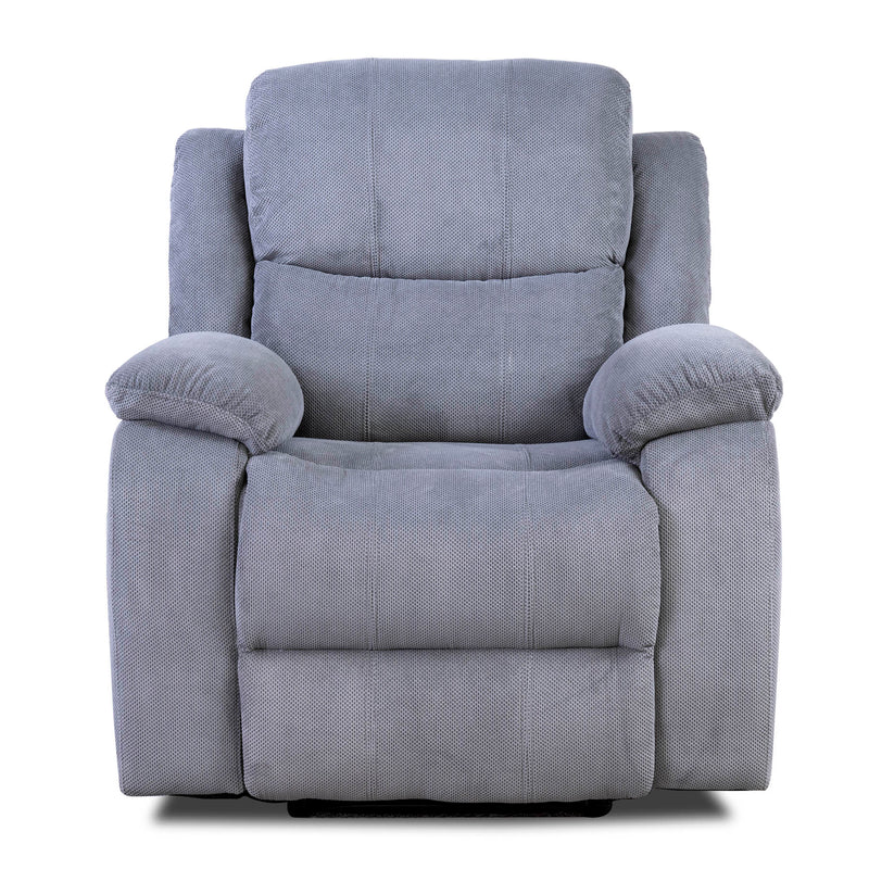 Emma armchair light grey fabric 