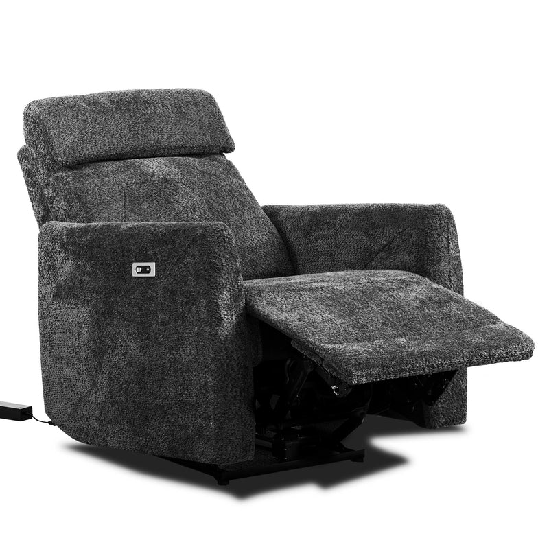 Enzo armchair grey fabric