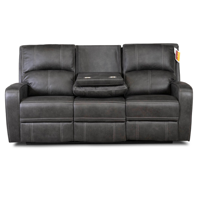 Galway 3+2 Gun Metal Fabric Recliner Sofas