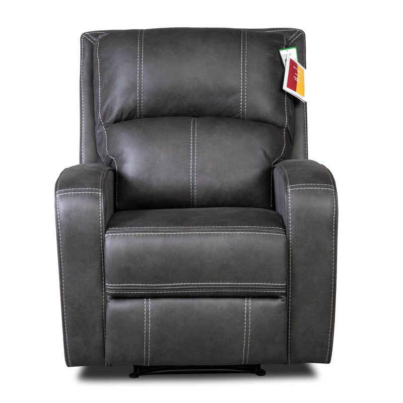 Galway 3+2 Gun Metal Fabric Recliner Sofas