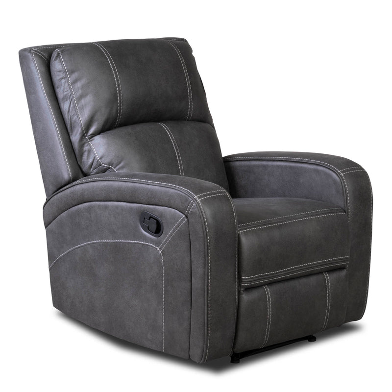 The Galway armchair gun metal fabric 