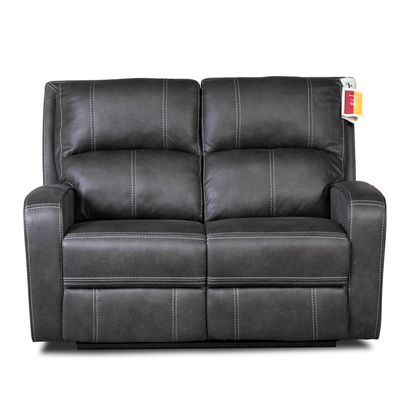 Galway 3+2 Gun Metal Fabric Recliner Sofas