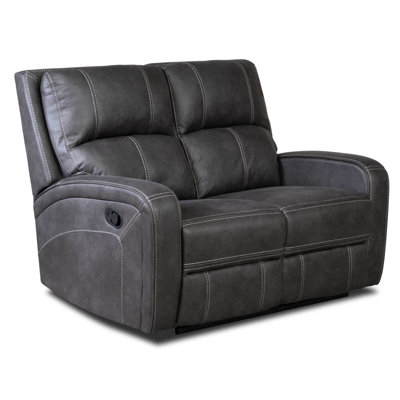 Galway 3+2 Gun Metal Fabric Recliner Sofas