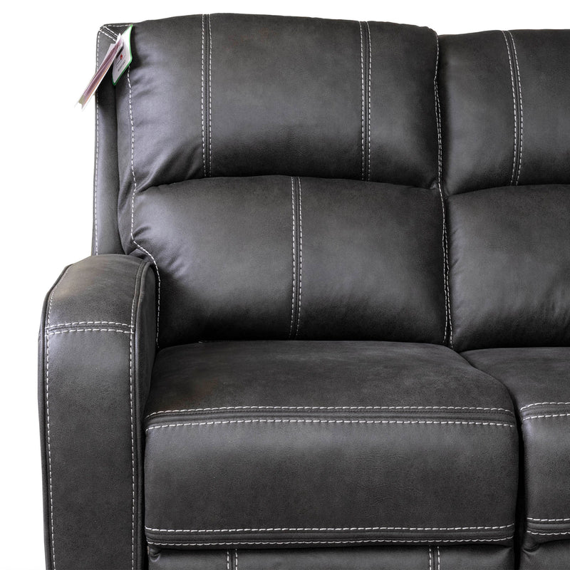 Galway Grey or Tan Recliner Corner Suites