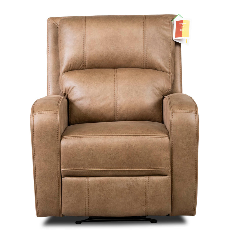 Galway 2 Seater Recliner Sofas Tan Grey Fabric