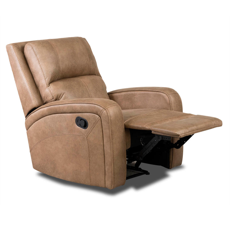 Galway 2 Seater Recliner Sofas Tan Grey Fabric