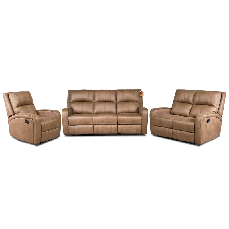 Galway 3+2+1 seat tan fabric 