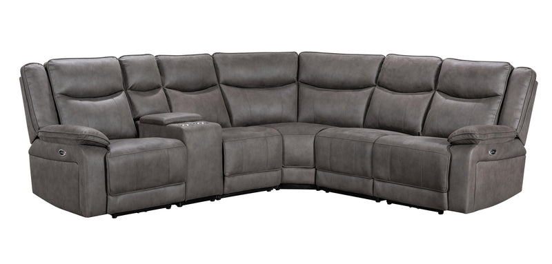 Hampshire Gunmetal Recliner Corner Sofas