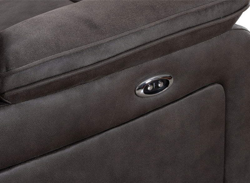 Hampshire Gunmetal Recliner Corner Sofas
