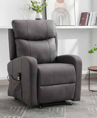 Hugo Fabric Riser Recliner Chairs