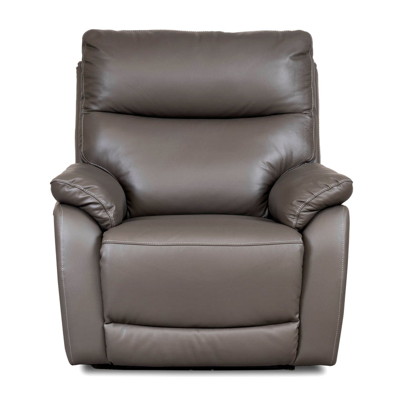 Hartley 3+2+1 Power Recliner Sofas, Grey Leather