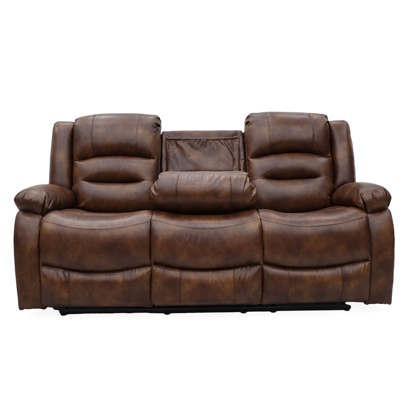 Tyler Tan Leather Recliner Sofas