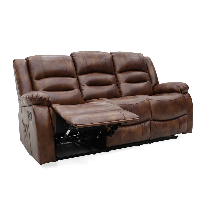 Tyler Tan Leather Recliner Sofas