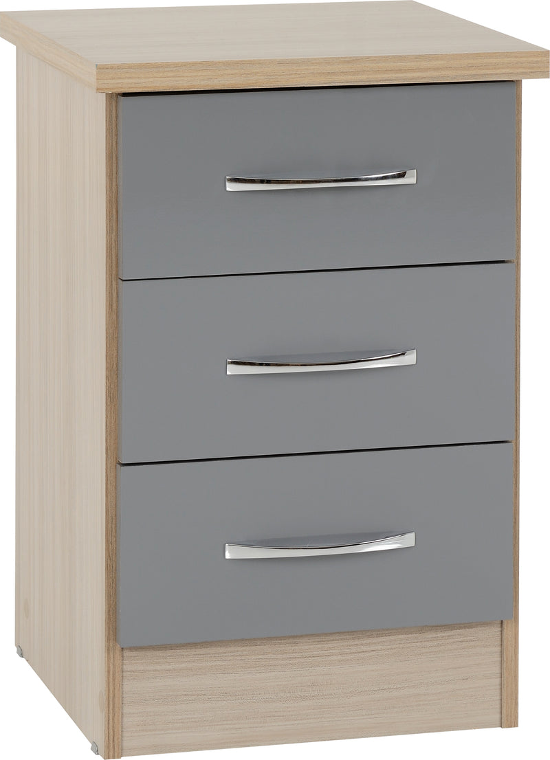 Nevada 4 Door 2 Drawer Mirrored Wardrobe Bedroom Set