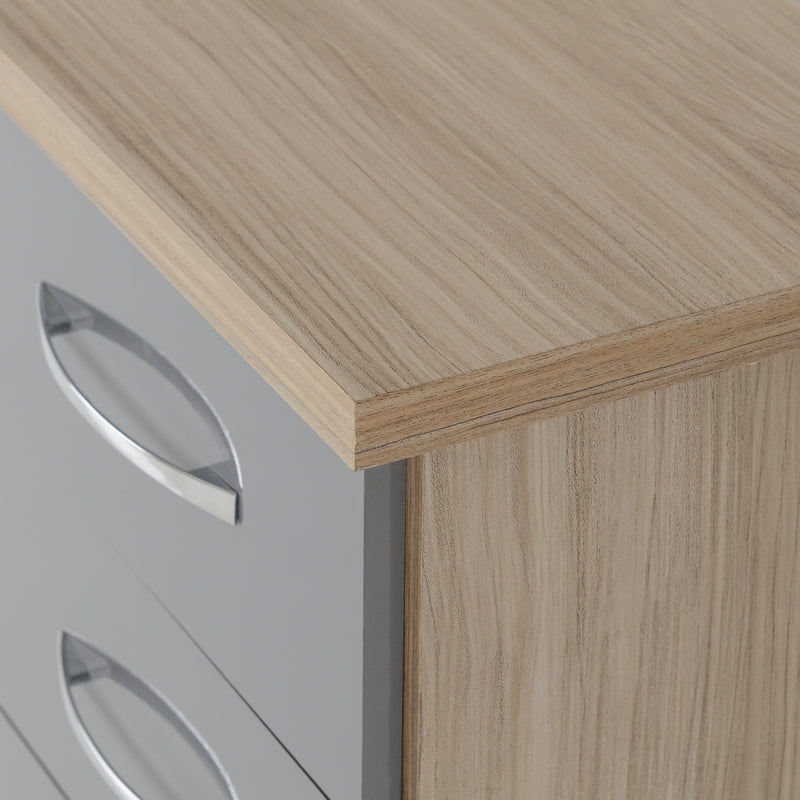 Nevada 3 Drawer Bedside