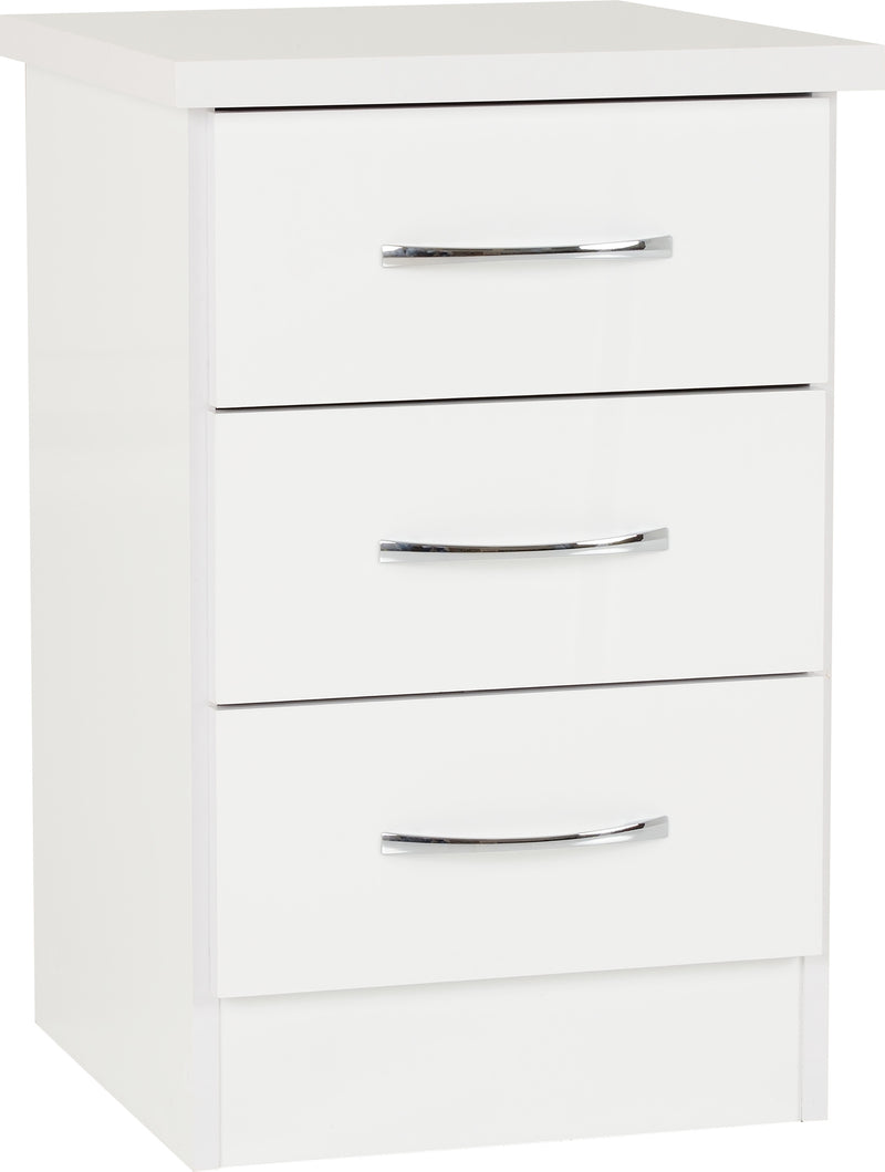 Nevada 4 Door 2 Drawer Mirrored Wardrobe Bedroom Set