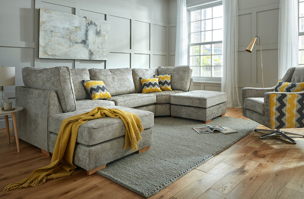 Aston Finch Bespoke Novo U Shaped Corner Sofas