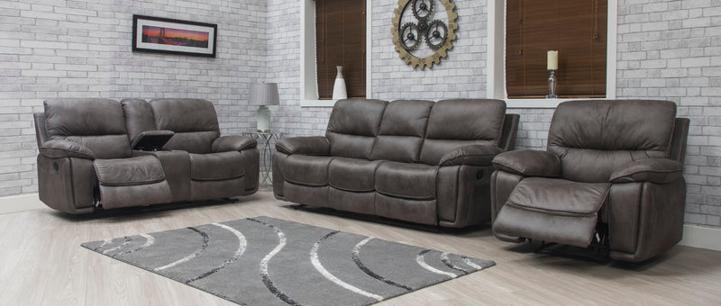 Detroit Fabric Grey Sofas