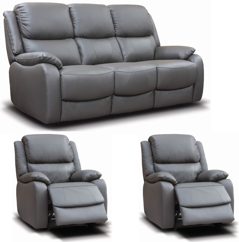 Parker 3+1+1 Seater Leather Sofas