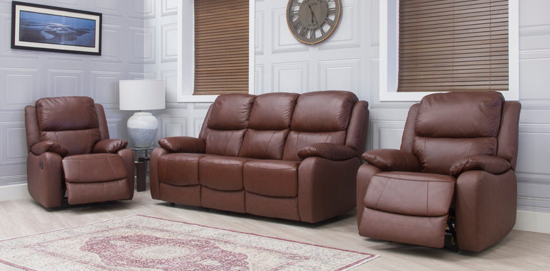 Parker 3+1+1 Seater Leather Sofas