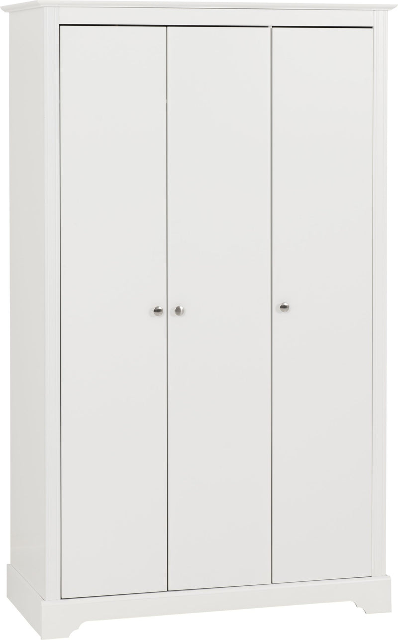 Stratford 3 Door Wardrobe White