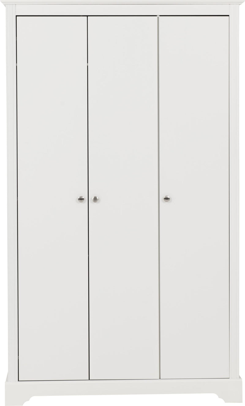 Stratford 3 Door Wardrobe White