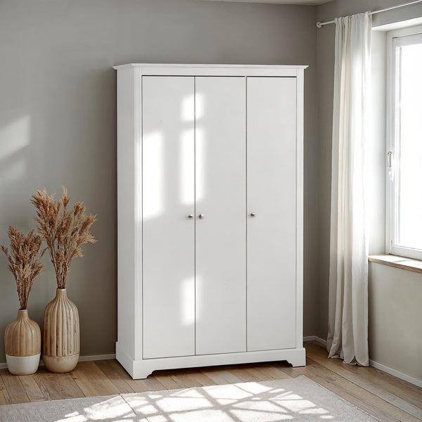 Stratford 3 Door Wardrobe Set White